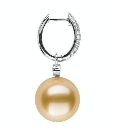 Reversible Pearl & Diamond Earrings