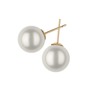 White South Sea Pearl Studs Earring Pearls by Shari