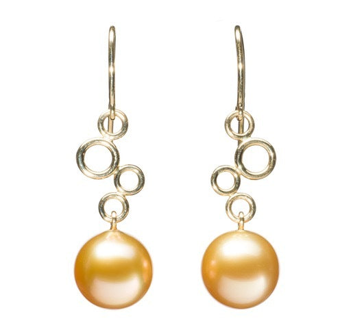 Golden Bubble Earrings
