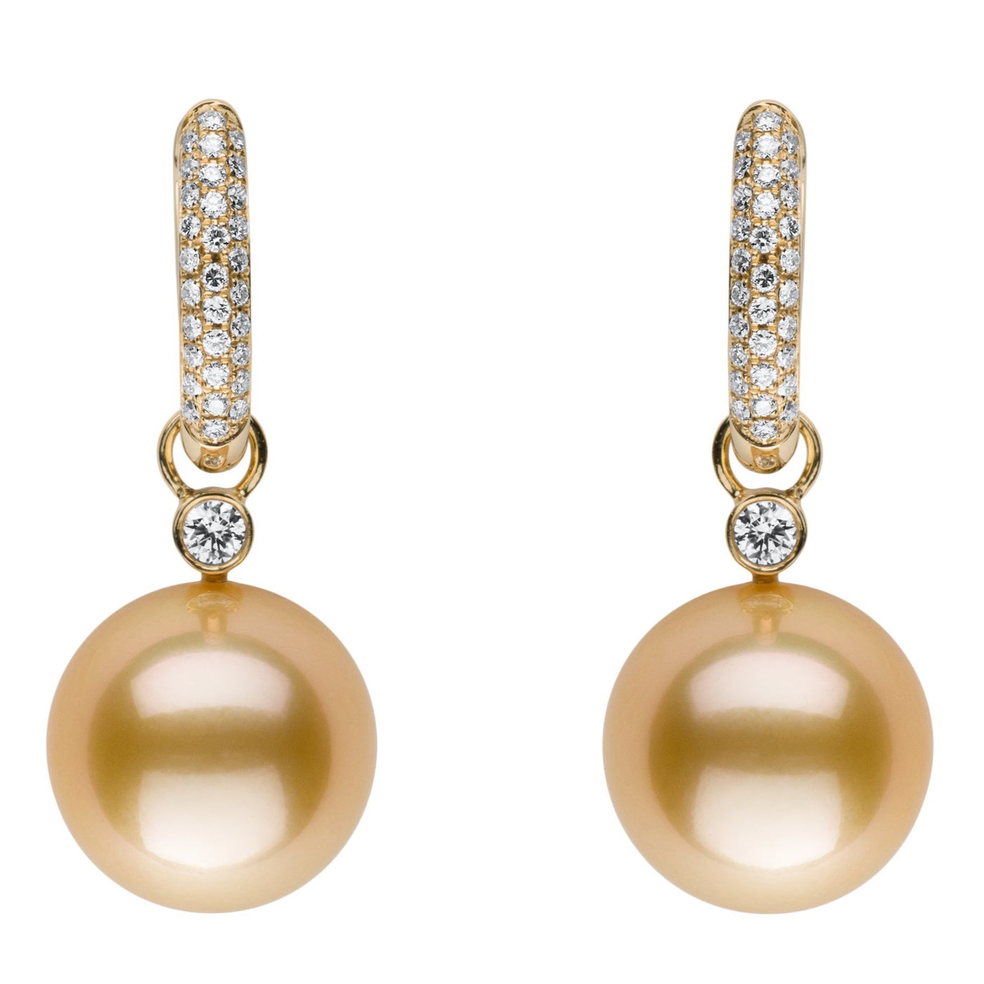 Reversible Pearl & Diamond Earrings Earring Pearls by Shari